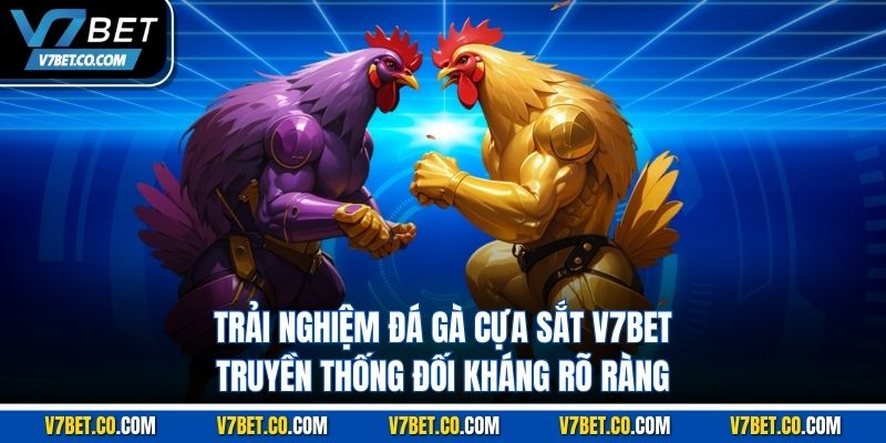 Trải nghiệm đá gà cựa sắt v7bet truyền thống đối kháng rõ ràng